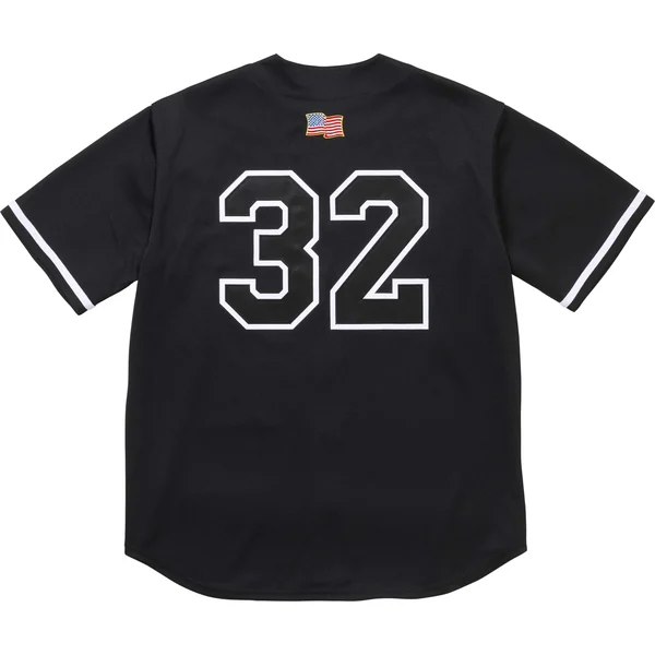 Supreme Swords Baseball Jersey - Black (front)