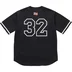 Supreme Swords Baseball Jersey - Black (front)