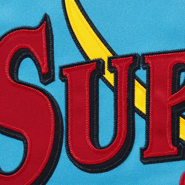 Supreme Swords Baseball Jersey - Blue (front)