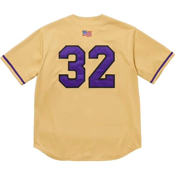 Supreme Swords Baseball Jersey - Gold (front)