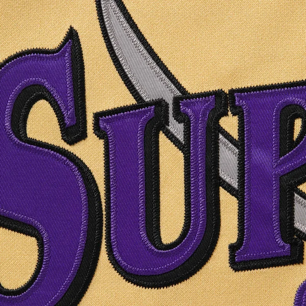 Supreme Swords Baseball Jersey - Gold (front)