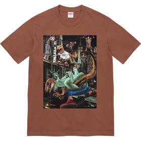 Supreme T-Rex Tee Brown