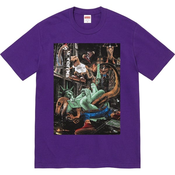 Supreme T-Rex Tee - Purple (front)