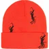 Supreme Tag Beanie - Bright Orange (front)