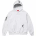 Supreme Tag Hooded Sweatshirt - Ash Grey (front)
