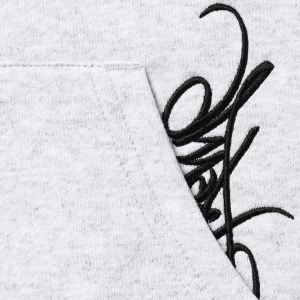 Supreme Tag Hooded Sweatshirt - Ash Grey (front)