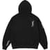 Supreme Tag Hooded Sweatshirt - Black (front)