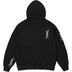 Supreme Tag Hooded Sweatshirt - Black (front)