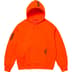 Supreme Tag Hooded Sweatshirt - Bright Orange (front)