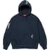 Supreme Tag Hooded Sweatshirt - Navy (front)