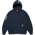 Supreme Tag Hooded Sweatshirt - Navy (front)