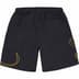 Supreme Tag Nylon Short - Black (front)