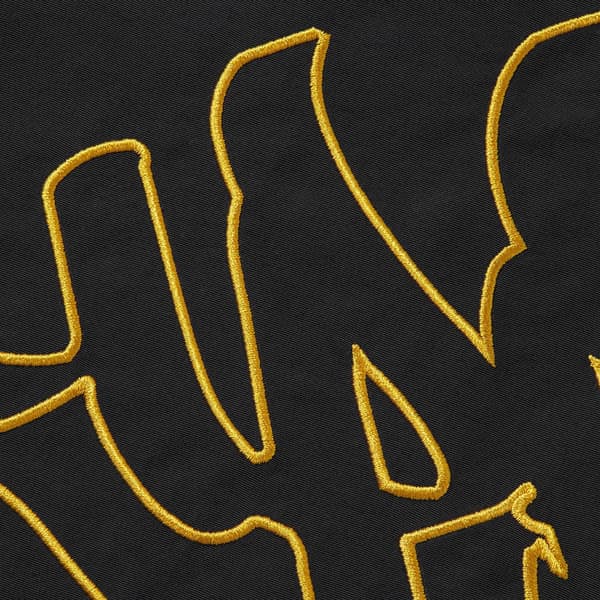 Supreme Tag Nylon Short - Black (front)