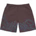 Supreme Tag Nylon Short - Brown (front)