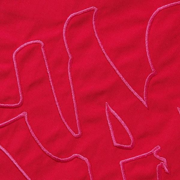 Supreme Tag Nylon Short - Red (front)