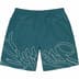 Supreme Tag Nylon Short - Teal (front)