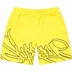 Supreme Tag Nylon Short - Yellow (front)
