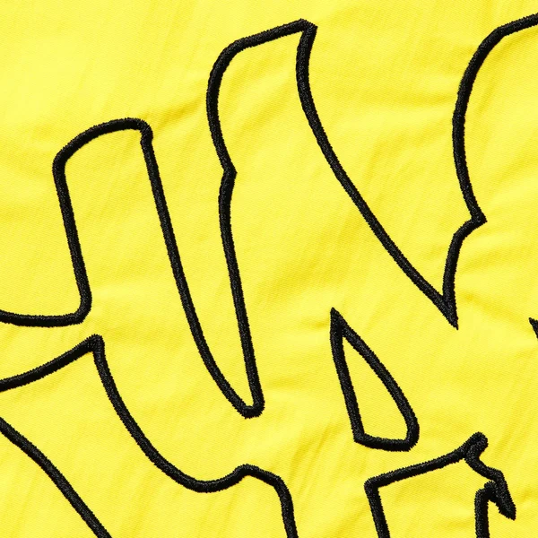 Supreme Tag Nylon Short - Yellow (front)