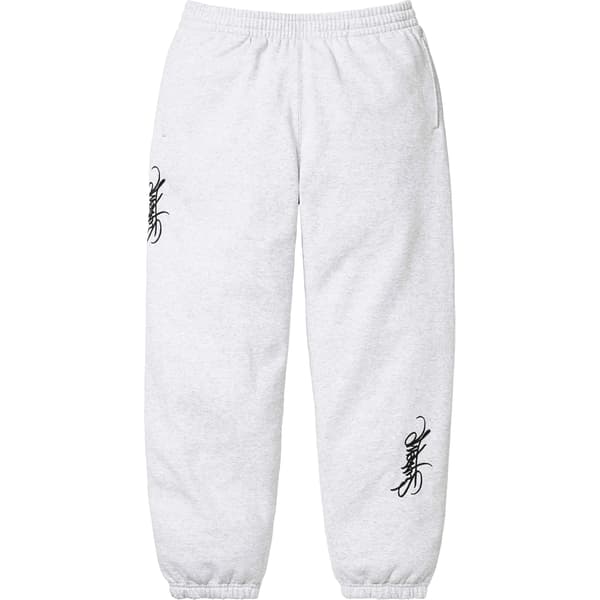 Supreme Tag Sweatpant - Ash Grey (front)