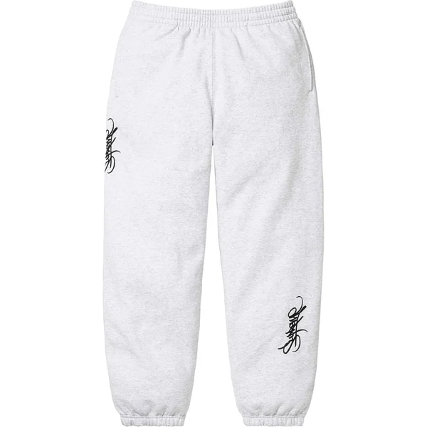 Supreme Tag Sweatpant - Ash Grey (front)