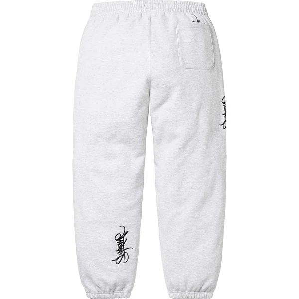 Supreme Tag Sweatpant - Ash Grey (front)
