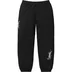 Supreme Tag Sweatpant - Black (front)