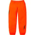 Supreme Tag Sweatpant - Bright Orange (front)