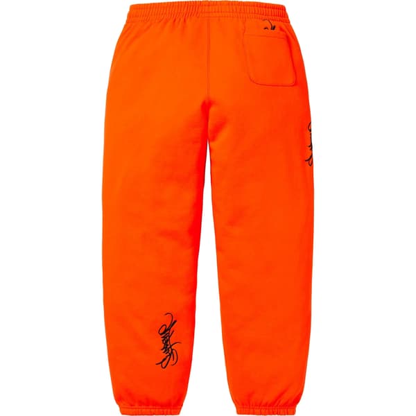 Supreme Tag Sweatpant - Bright Orange (front)
