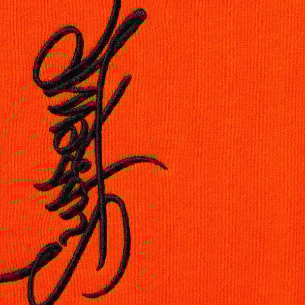 Supreme Tag Sweatpant - Bright Orange (front)