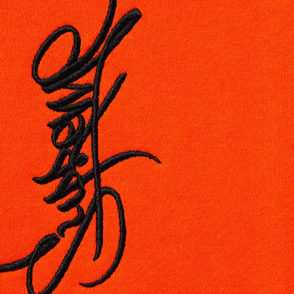 Supreme Tag Sweatpant - Bright Orange (front)