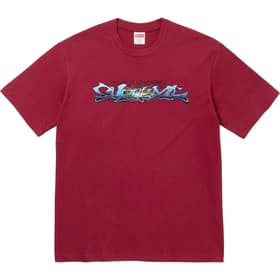 Supreme Tag Tee Cardinal