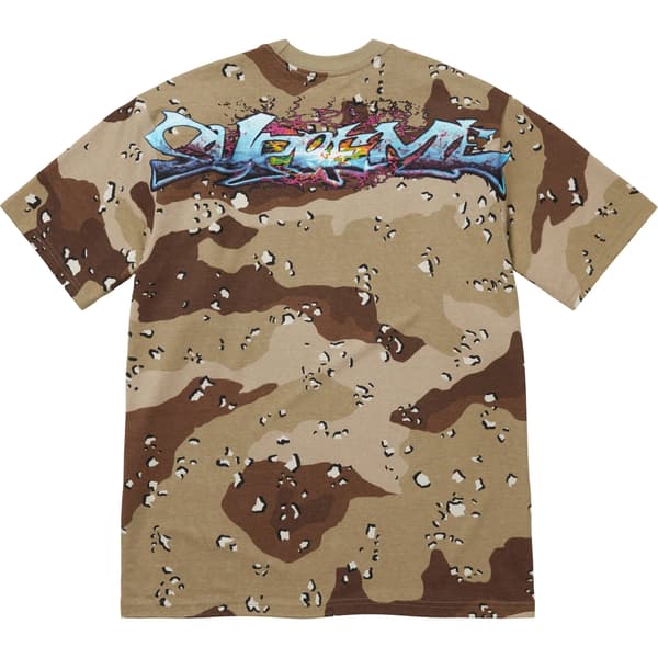 Supreme Tag Tee - Chocolate Chip Camo (front)