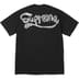 Supreme Tape Tee - Black (front)