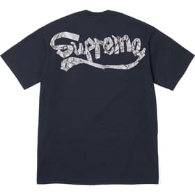 Supreme Tape Tee Navy