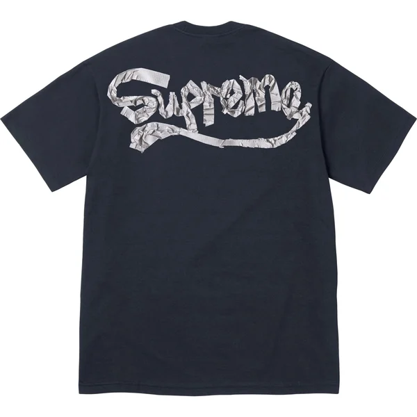 Supreme Tape Tee - Navy (front)