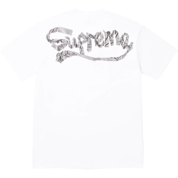 Supreme Tape Tee - White (front)