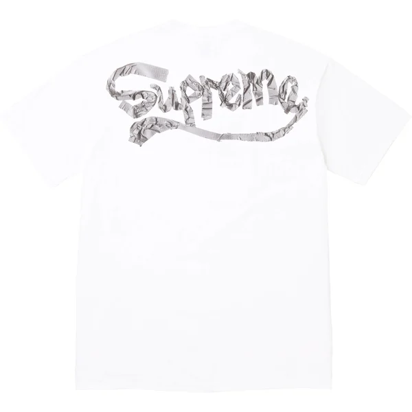Supreme Tape Tee - White (front)