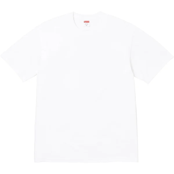 Supreme Tape Tee - White (front)