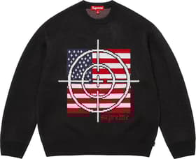 Supreme Target Sweater Black
