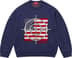 Supreme Target Sweater - Navy (front)