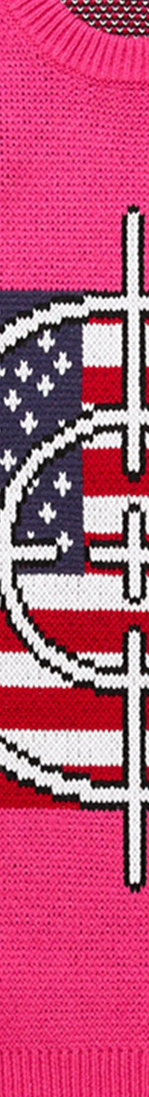 Supreme Target Sweater - Pink (front)