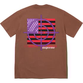 Supreme Target Tee Brown