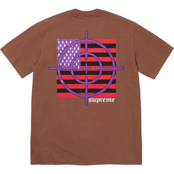 Supreme Target Tee - Brown (front)