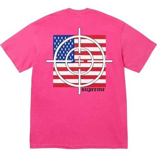 Supreme Target Tee - Fuchsia (front)