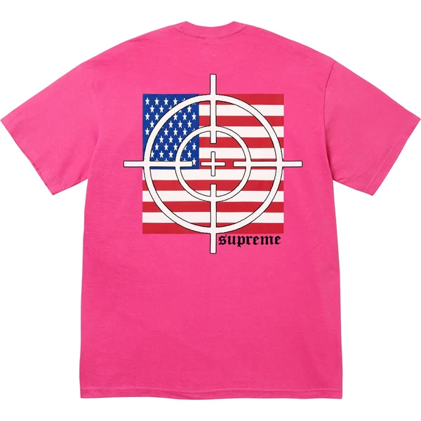 Supreme Target Tee - Fuchsia (front)