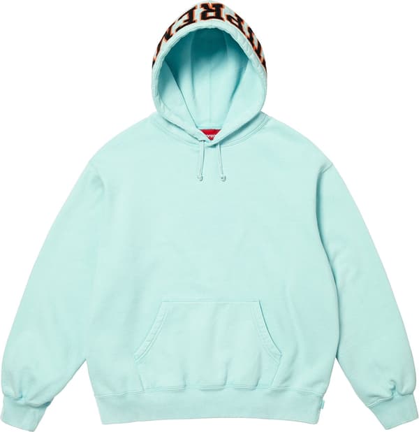 Supreme Team 94 Hooded Sweatshirt - Aqua (front)
