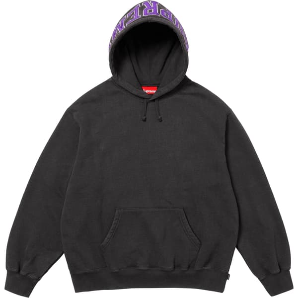 Supreme Team 94 Hooded Sweatshirt - Black (front)