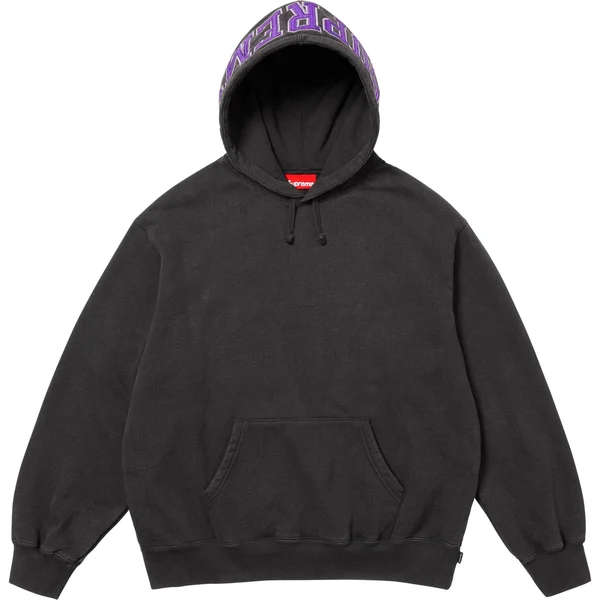 Supreme Team 94 Hooded Sweatshirt - Black (front)