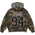 Supreme Team 94 Hooded Sweatshirt - Woodland Camo (front)