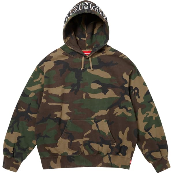 Supreme Team 94 Hooded Sweatshirt - Woodland Camo (front)